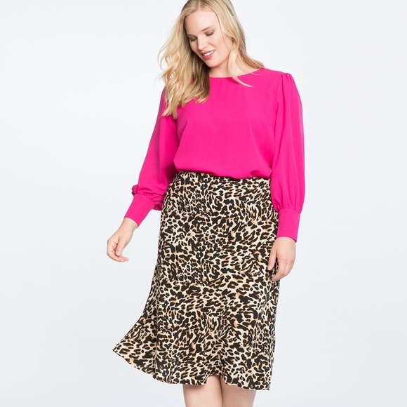 Eloquii Dresses & Skirts - Eloquii Soft Printed Midi Skirt
